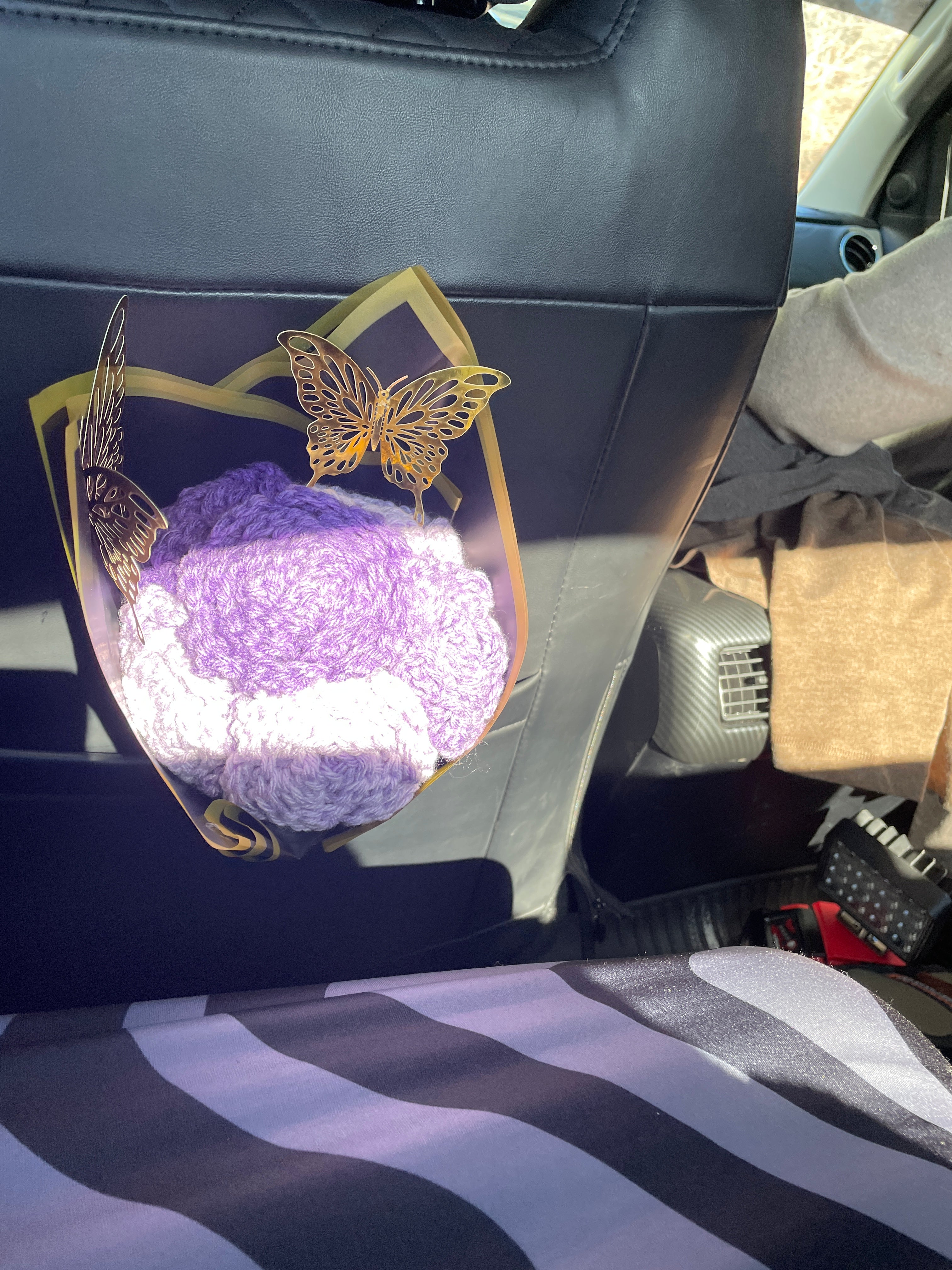 Crochet purple roses🌹💐