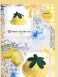 Lemon crochet bucket hat💛🍋 (for kids)