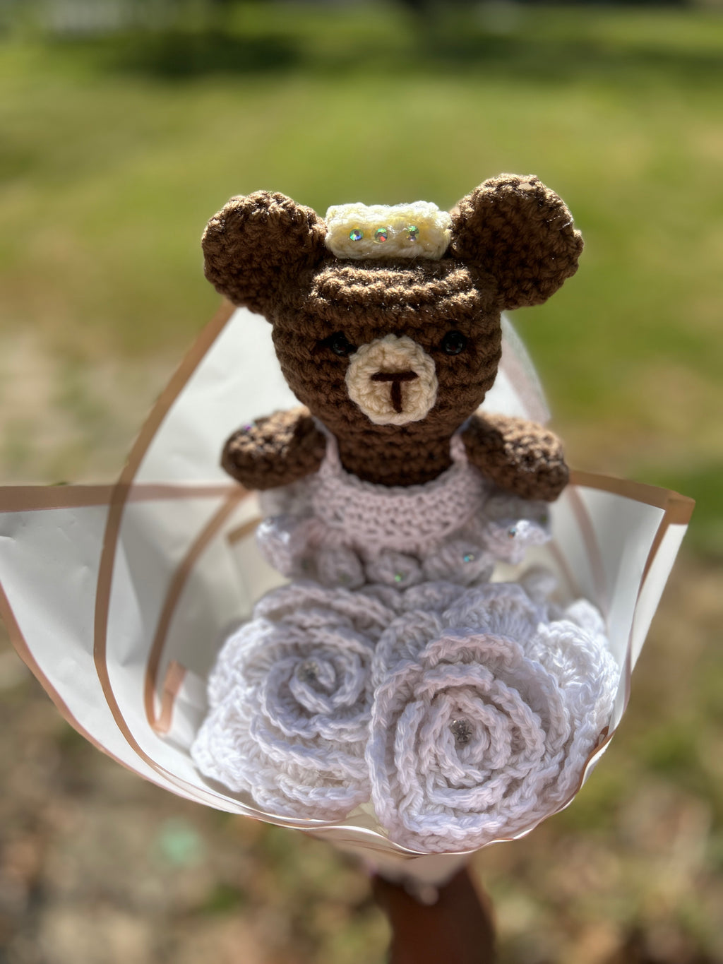 Crochet wedding bears 🧸👰🏽‍♀️🤵🏽‍♂️